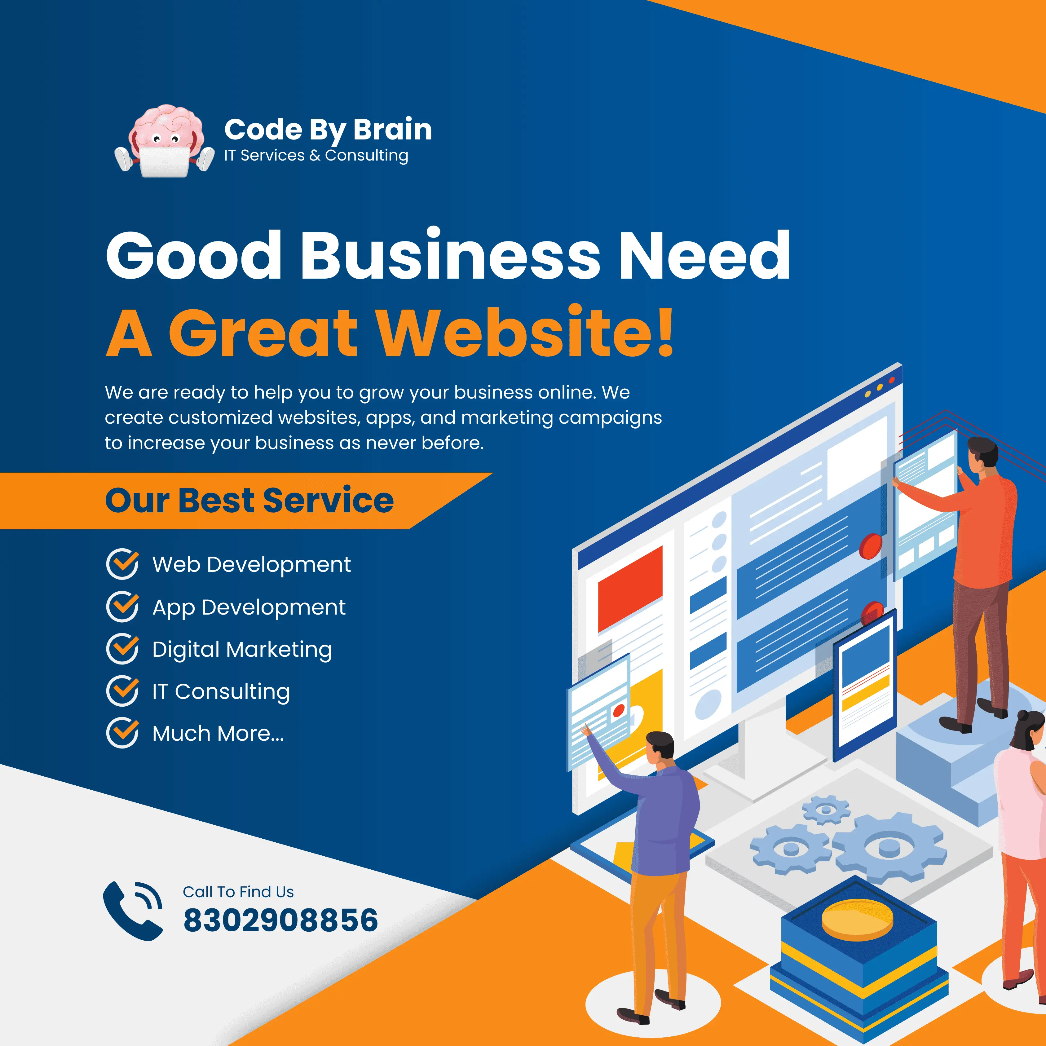 Get Best IT Solutions With Code By Brain